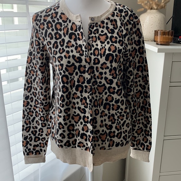 a new day Sweaters - A New Day Animal Print button up cardigan | Small